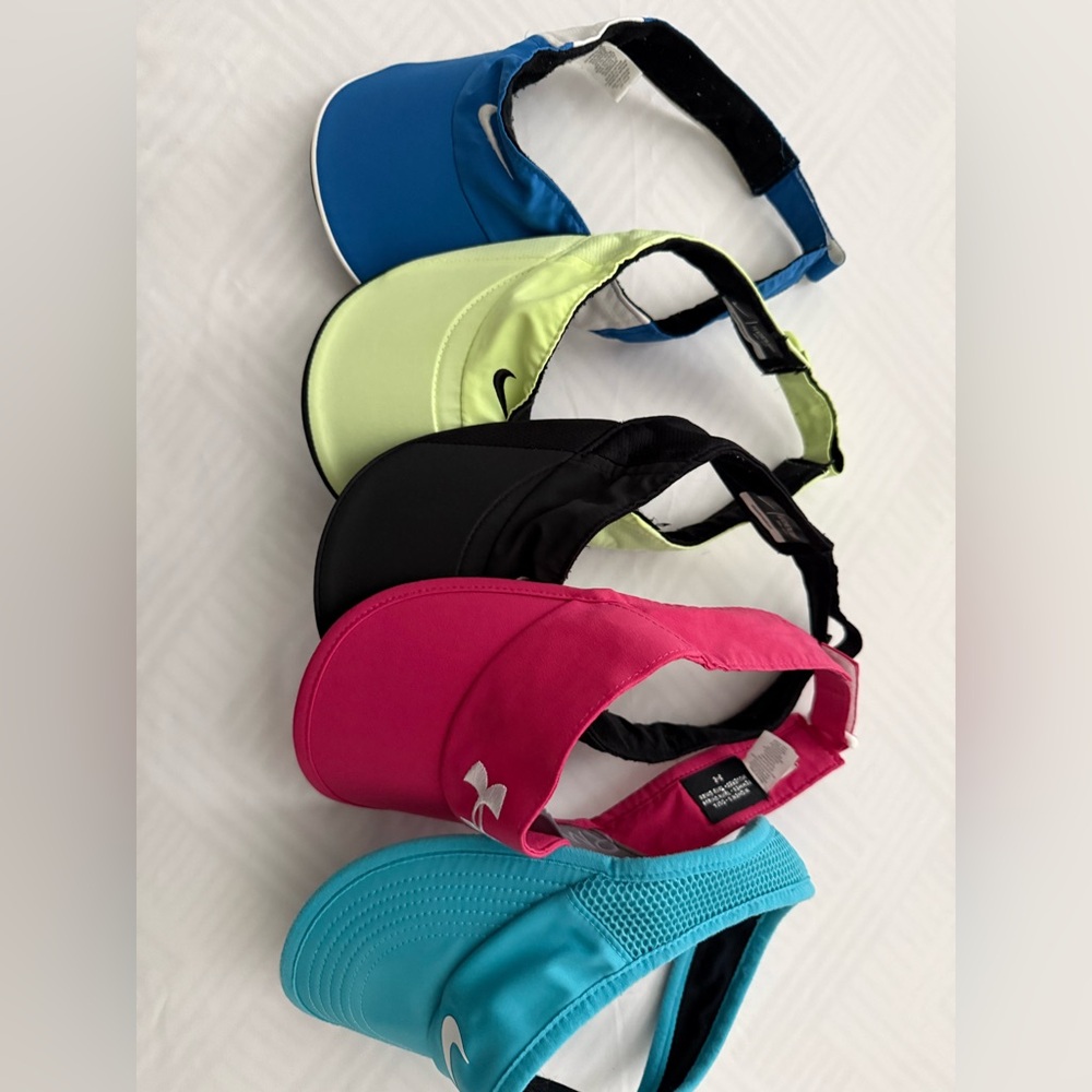 Nike Women's Visor Set - Blue, Lime, Black, Pink, Teal